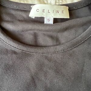 Celine black bodysuit size small. Never worn